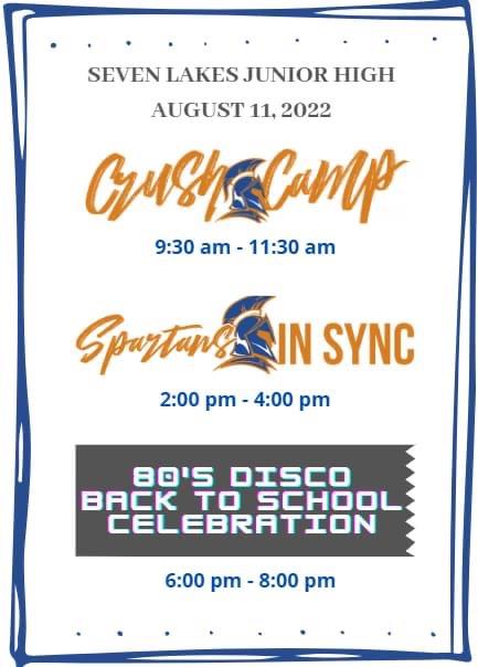 Back to school information