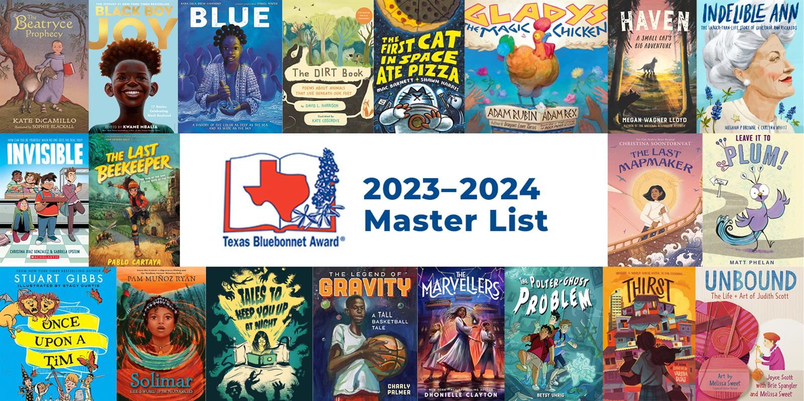 TLA 2023-2024 Bluebonnet Cover Images